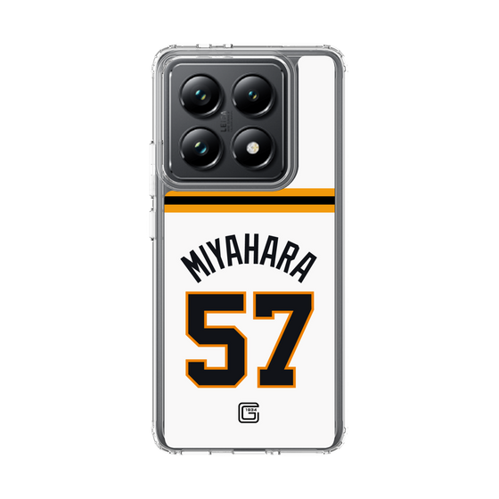 スリムプロテクションケース［ 読売ジャイアンツ - #57 MIYAHARA - ホーム ］