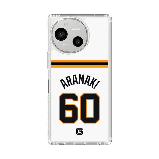 スリムプロテクションケース［ 読売ジャイアンツ - #60 ARAMAKI - ホーム ］