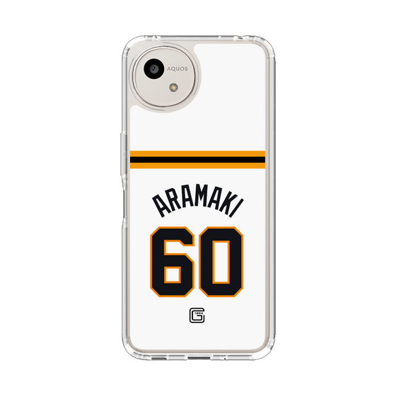スリムプロテクションケース［ 読売ジャイアンツ - #60 ARAMAKI - ホーム ］