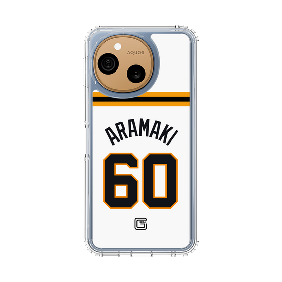 スリムプロテクションケース［ 読売ジャイアンツ - #60 ARAMAKI - ホーム ］