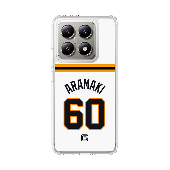 スリムプロテクションケース［ 読売ジャイアンツ - #60 ARAMAKI - ホーム ］