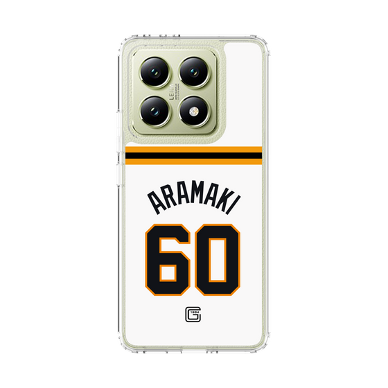 スリムプロテクションケース［ 読売ジャイアンツ - #60 ARAMAKI - ホーム ］