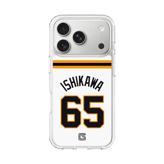 スリムプロテクションケース［ 読売ジャイアンツ - #65 ISHIKAWA - ホーム ］