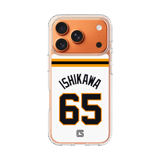 スリムプロテクションケース［ 読売ジャイアンツ - #65 ISHIKAWA - ホーム ］