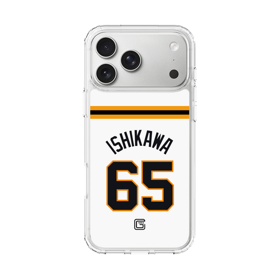 スリムプロテクションケース［ 読売ジャイアンツ - #65 ISHIKAWA - ホーム ］