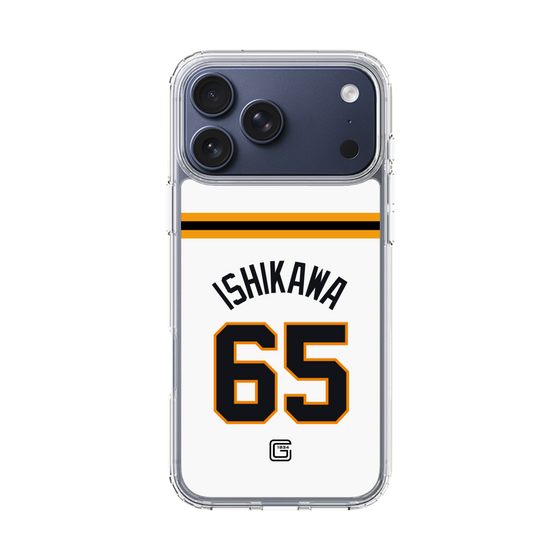 スリムプロテクションケース［ 読売ジャイアンツ - #65 ISHIKAWA - ホーム ］
