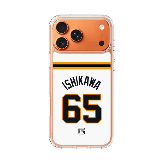 スリムプロテクションケース［ 読売ジャイアンツ - #65 ISHIKAWA - ホーム ］