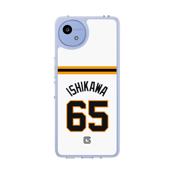 スリムプロテクションケース［ 読売ジャイアンツ - #65 ISHIKAWA - ホーム ］