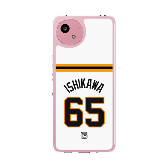 スリムプロテクションケース［ 読売ジャイアンツ - #65 ISHIKAWA - ホーム ］