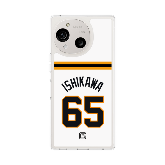 スリムプロテクションケース［ 読売ジャイアンツ - #65 ISHIKAWA - ホーム ］