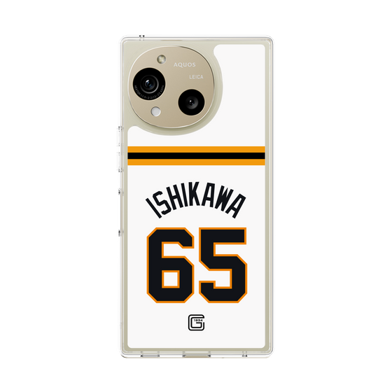 スリムプロテクションケース［ 読売ジャイアンツ - #65 ISHIKAWA - ホーム ］