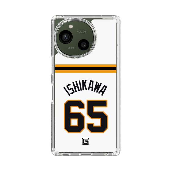 スリムプロテクションケース［ 読売ジャイアンツ - #65 ISHIKAWA - ホーム ］