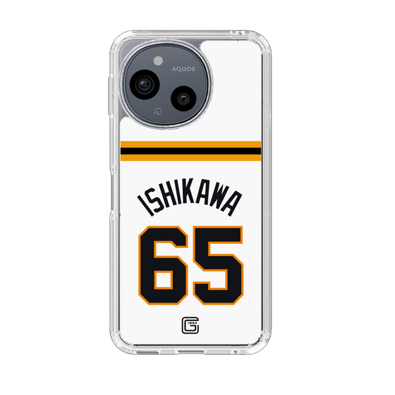 スリムプロテクションケース［ 読売ジャイアンツ - #65 ISHIKAWA - ホーム ］