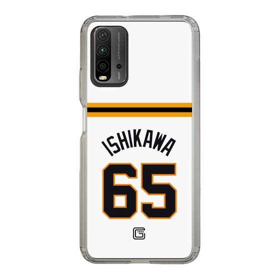 スリムプロテクションケース［ 読売ジャイアンツ - #65 ISHIKAWA - ホーム ］