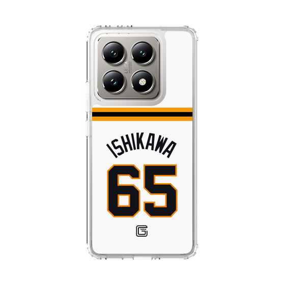 スリムプロテクションケース［ 読売ジャイアンツ - #65 ISHIKAWA - ホーム ］