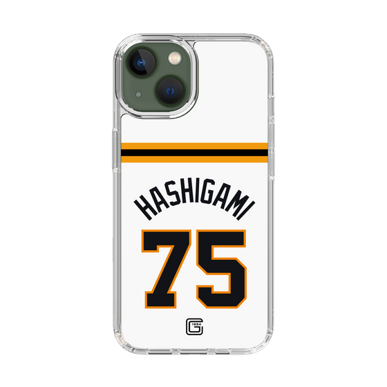 スリムプロテクションケース［ 読売ジャイアンツ - #75 HASHIGAMI - ホーム ］