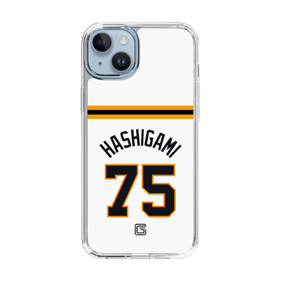 スリムプロテクションケース［ 読売ジャイアンツ - #75 HASHIGAMI - ホーム ］