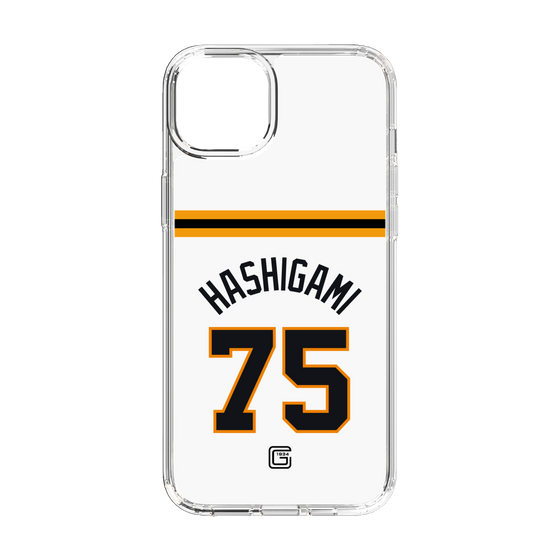 スリムプロテクションケース［ 読売ジャイアンツ - #75 HASHIGAMI - ホーム ］
