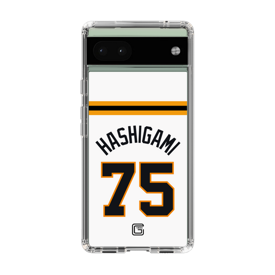 スリムプロテクションケース［ 読売ジャイアンツ - #75 HASHIGAMI - ホーム ］