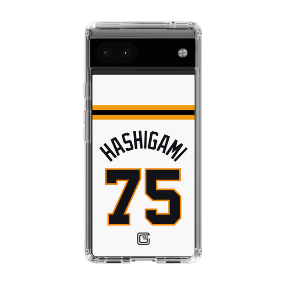 スリムプロテクションケース［ 読売ジャイアンツ - #75 HASHIGAMI - ホーム ］