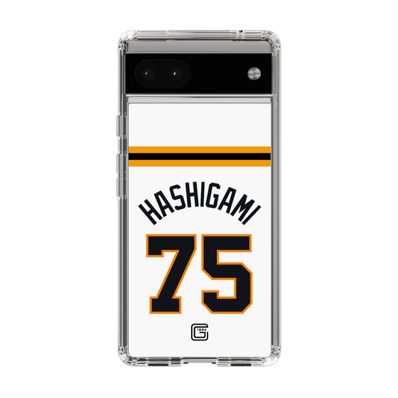 スリムプロテクションケース［ 読売ジャイアンツ - #75 HASHIGAMI - ホーム ］