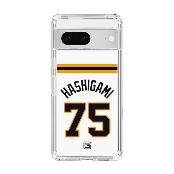 スリムプロテクションケース［ 読売ジャイアンツ - #75 HASHIGAMI - ホーム ］