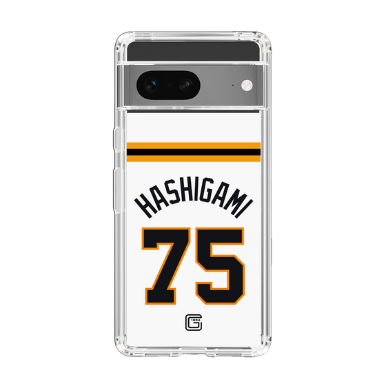 スリムプロテクションケース［ 読売ジャイアンツ - #75 HASHIGAMI - ホーム ］