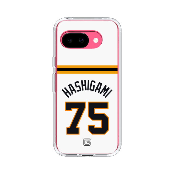 スリムプロテクションケース［ 読売ジャイアンツ - #75 HASHIGAMI - ホーム ］