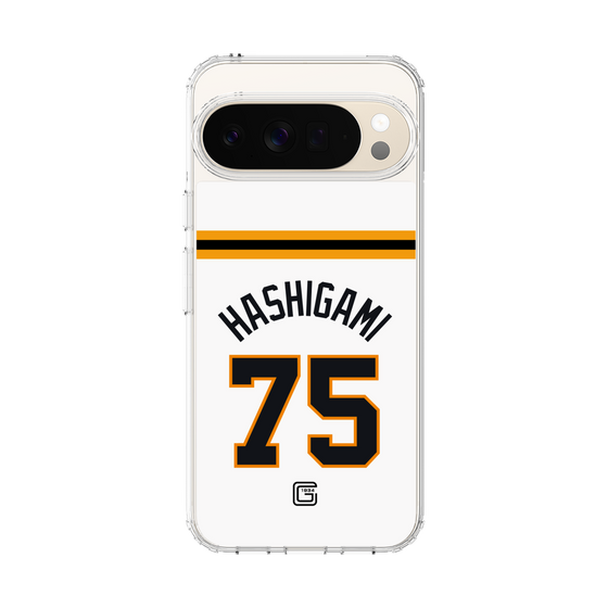 スリムプロテクションケース［ 読売ジャイアンツ - #75 HASHIGAMI - ホーム ］