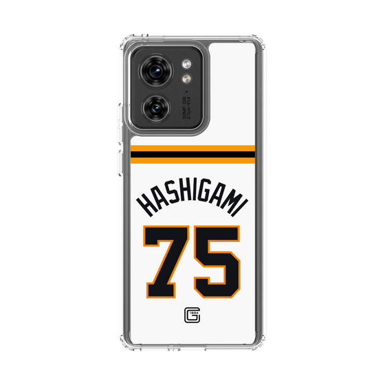 スリムプロテクションケース［ 読売ジャイアンツ - #75 HASHIGAMI - ホーム ］