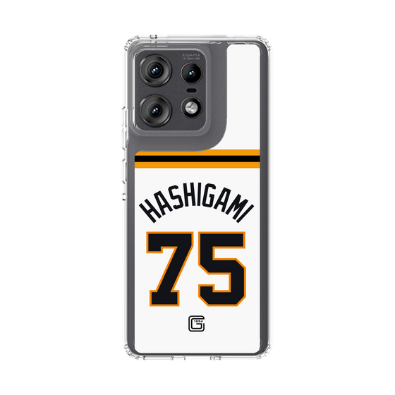 スリムプロテクションケース［ 読売ジャイアンツ - #75 HASHIGAMI - ホーム ］