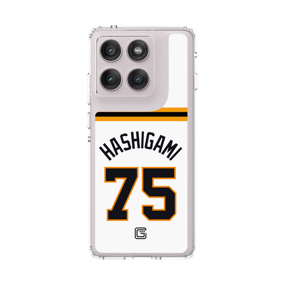 スリムプロテクションケース［ 読売ジャイアンツ - #75 HASHIGAMI - ホーム ］