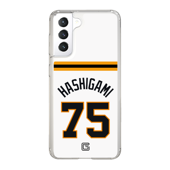 スリムプロテクションケース［ 読売ジャイアンツ - #75 HASHIGAMI - ホーム ］