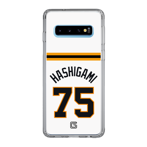 スリムプロテクションケース［ 読売ジャイアンツ - #75 HASHIGAMI - ホーム ］