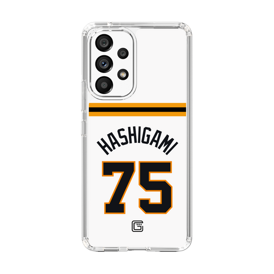 スリムプロテクションケース［ 読売ジャイアンツ - #75 HASHIGAMI - ホーム ］