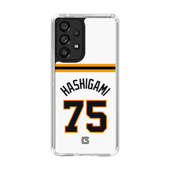 スリムプロテクションケース［ 読売ジャイアンツ - #75 HASHIGAMI - ホーム ］