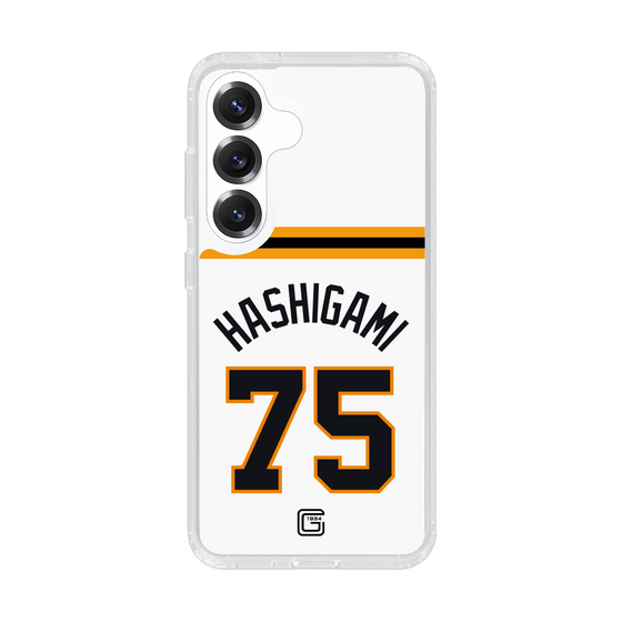 スリムプロテクションケース［ 読売ジャイアンツ - #75 HASHIGAMI - ホーム ］