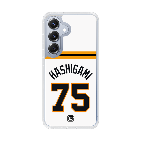 スリムプロテクションケース［ 読売ジャイアンツ - #75 HASHIGAMI - ホーム ］