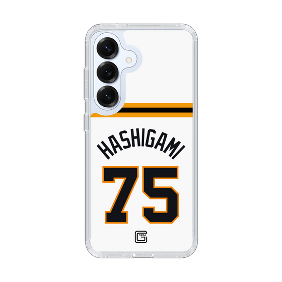 スリムプロテクションケース［ 読売ジャイアンツ - #75 HASHIGAMI - ホーム ］