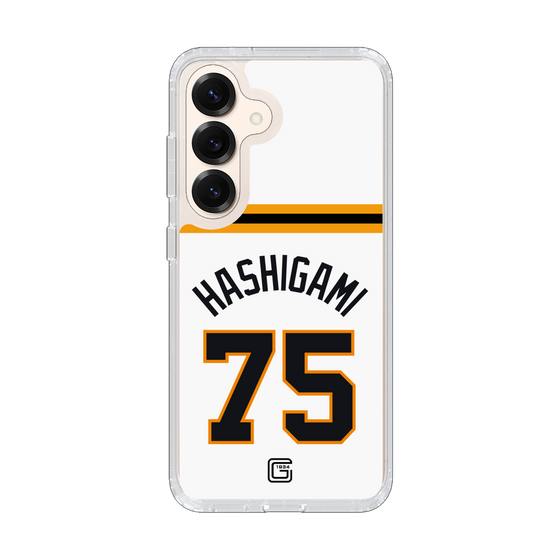 スリムプロテクションケース［ 読売ジャイアンツ - #75 HASHIGAMI - ホーム ］