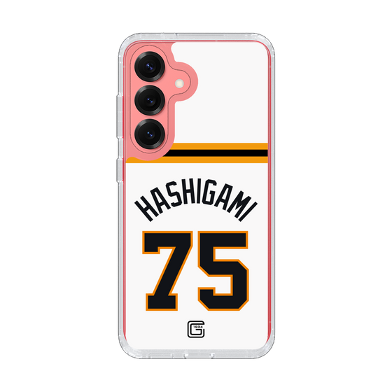 スリムプロテクションケース［ 読売ジャイアンツ - #75 HASHIGAMI - ホーム ］