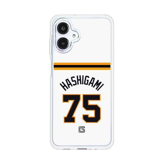 スリムプロテクションケース［ 読売ジャイアンツ - #75 HASHIGAMI - ホーム ］