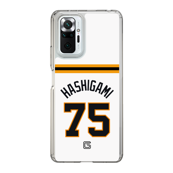 スリムプロテクションケース［ 読売ジャイアンツ - #75 HASHIGAMI - ホーム ］