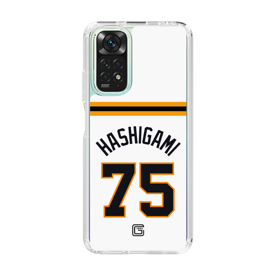 スリムプロテクションケース［ 読売ジャイアンツ - #75 HASHIGAMI - ホーム ］