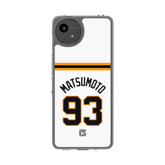 スリムプロテクションケース［ 読売ジャイアンツ - #93 MATSUMOTO - ホーム ］