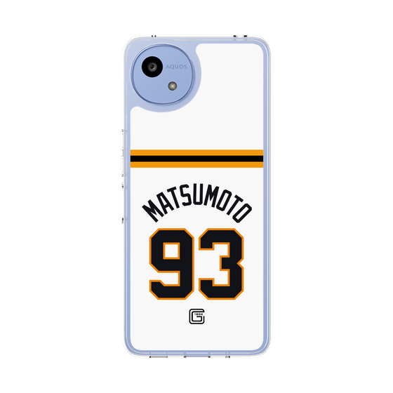 スリムプロテクションケース［ 読売ジャイアンツ - #93 MATSUMOTO - ホーム ］