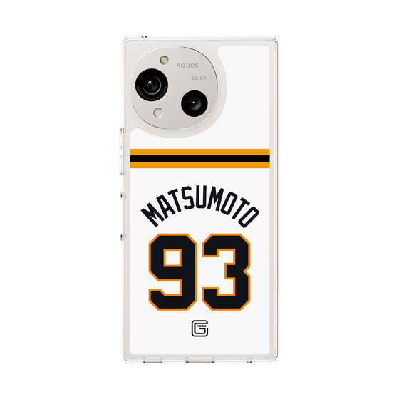 スリムプロテクションケース［ 読売ジャイアンツ - #93 MATSUMOTO - ホーム ］
