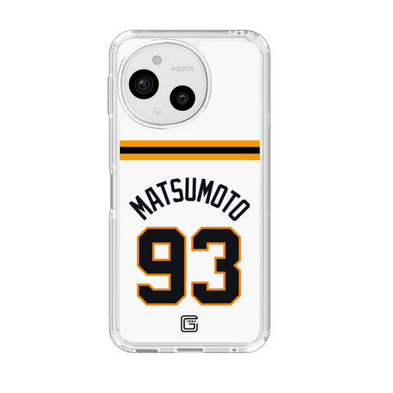 スリムプロテクションケース［ 読売ジャイアンツ - #93 MATSUMOTO - ホーム ］