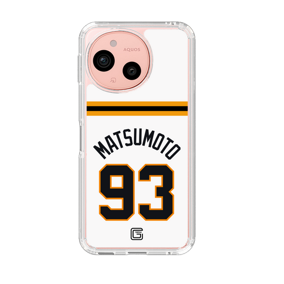 スリムプロテクションケース［ 読売ジャイアンツ - #93 MATSUMOTO - ホーム ］