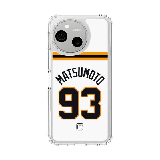 スリムプロテクションケース［ 読売ジャイアンツ - #93 MATSUMOTO - ホーム ］